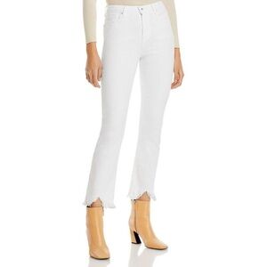 Jonathan Simkhai RIVER STRAIGHT LEG DENIM White Size 29